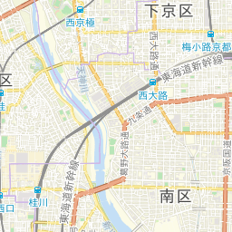 京都市西京区の公示地価 基準地価マップ 坪単価