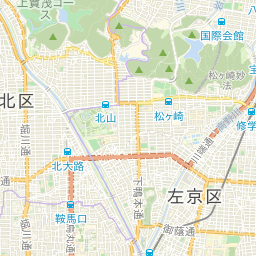 京都市左京区の公示地価 基準地価マップ 坪単価