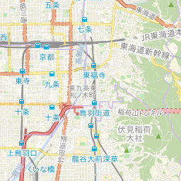 京都市南区の土地価格相場 公示地価 基準地価マップ 坪単価