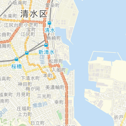 静岡市清水区の土地価格相場 公示地価 基準地価マップ 坪単価