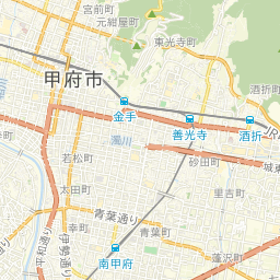 甲府市の公示地価 基準地価マップ 坪単価