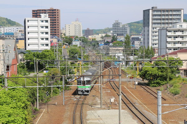 南小樽駅より北西